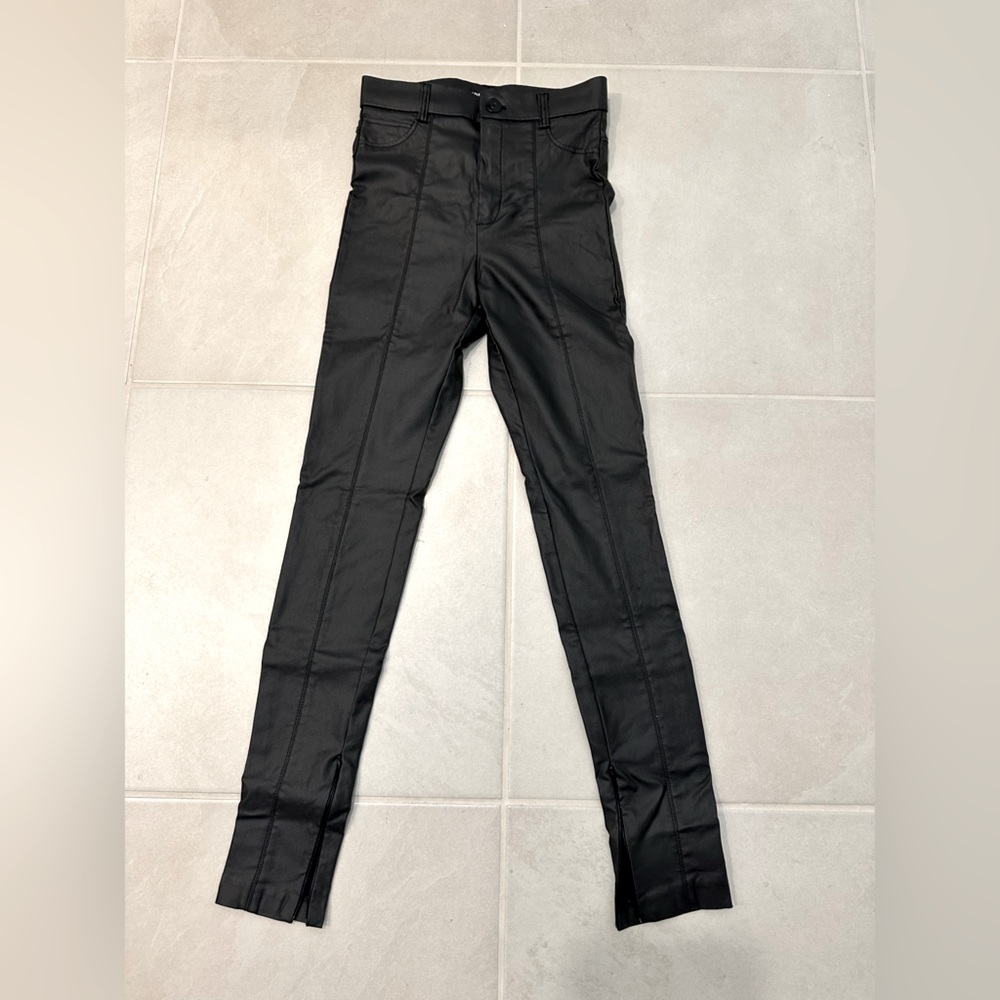 Black Leather Pants